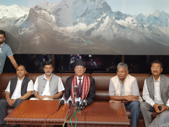 भारत जानुअघि प्रचण्डले भने: चीनबाट पनि भ्रमणको निम्तो आएको छ, छिट्टै जान्छु